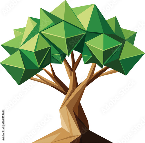 Origami tree