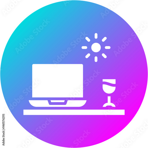 Digital Nomad Icon