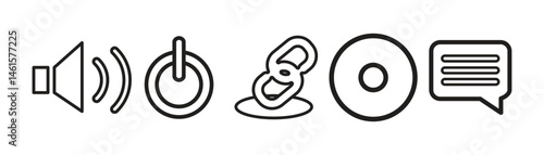 Business icon set. Finance line icons. Vector illustration in modern thin line style of business and finance icon.