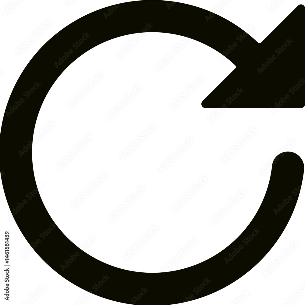 Restart Aroow Icon Filled Icon Restart Aroow Icon Filled Icon