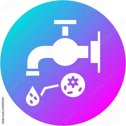Contaminated Water Icon