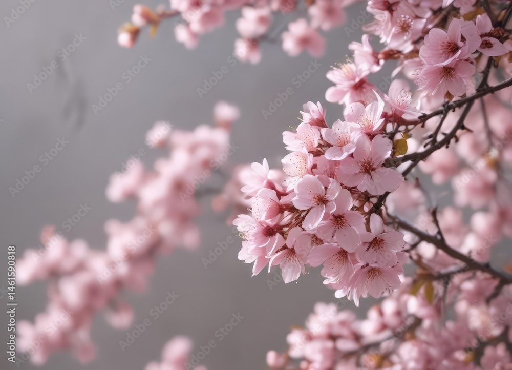 Delicate pink blossoms, soft focus, floral backdrop, pink petals, macro Delicate pink blossoms, soft focus, floral backdrop, pink petals, macro