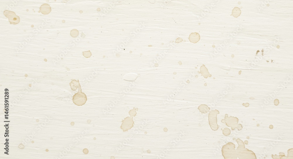 Fototapeta premium Splattered beige surface with random droplets brushstrokes