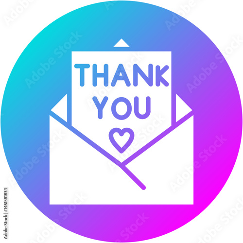 Thank You Note Icon