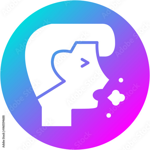 Coughing Person Icon