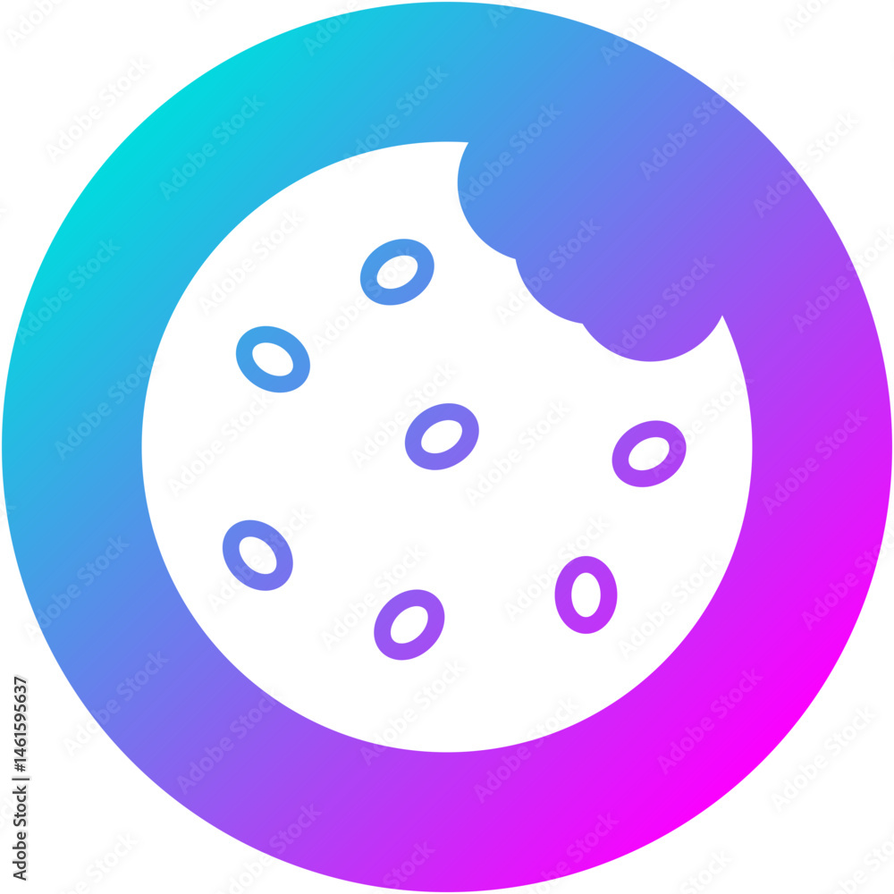 Obraz premium Oat Cookies Icon