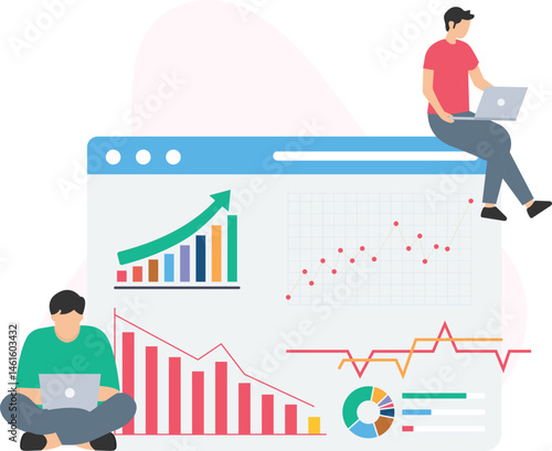 Data interpretation or trend identification, statistical analysis or pattern recognition, data visualization or graph representation, hypothesis testing or predictive modeling

