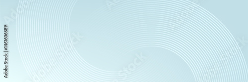 Modern abstract background. Glossy white gradient circle lines. Minimal geometric pattern. Simple graphic elements. Futuristic concept. Suitable for cover, poster, banner, brochure, eps10.