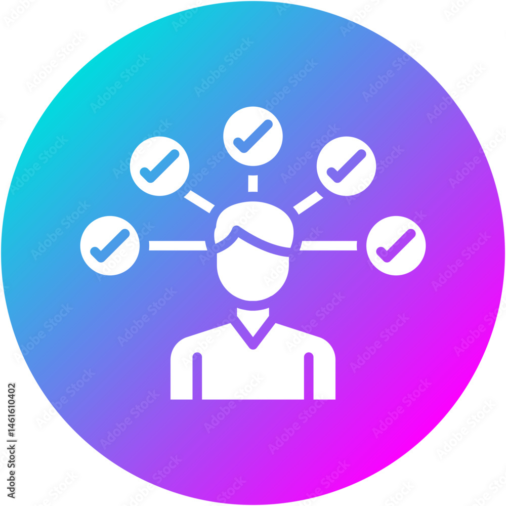 Fototapeta premium Multitasking Icon