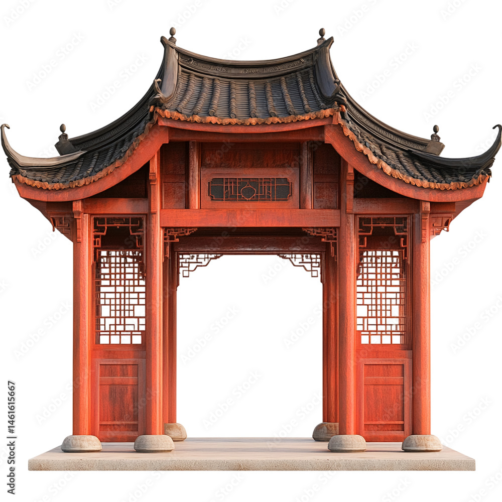 chinese temple in china isolated on transparent background chinese temple in china isolated on transparent background
