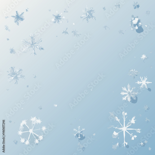 Winter Snowfall Background Collection – Frosty Patterns & Peaceful Landscapes