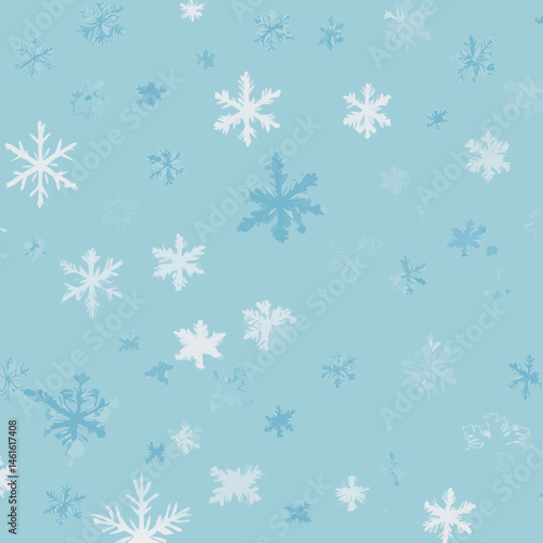 Winter Snowfall Background Collection – Frosty Patterns & Peaceful Landscapes