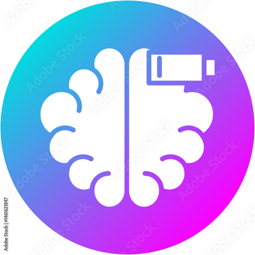 Drained Brain Icon