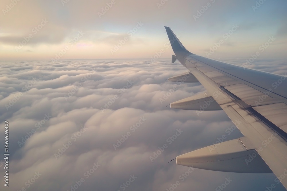 Obraz premium plane in the sky