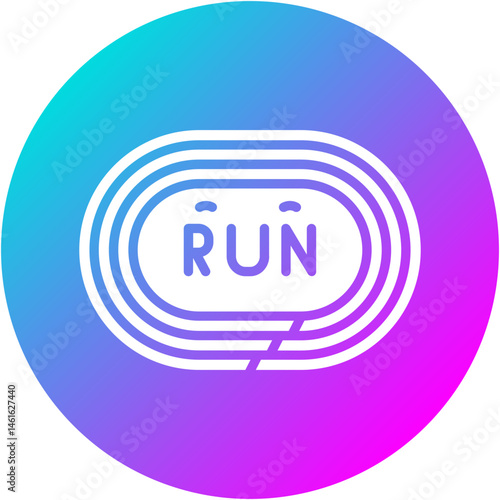 Running Track Icon