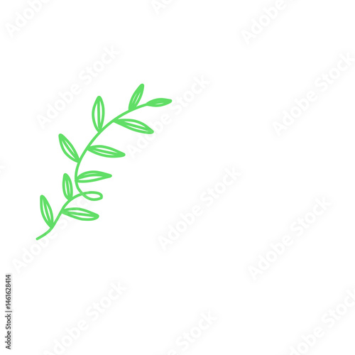 Illustration Of Green Vine Plants
