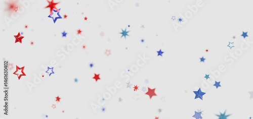 Celebrate with this festive background of red, white, and blue stars. Perfect for 4th of July, Memorial Day, or any patriotic occasion.