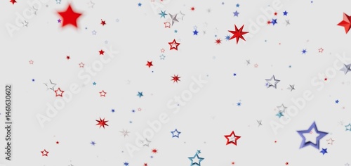 Patriotic stars background perfect for holidays, celebrations, and more!