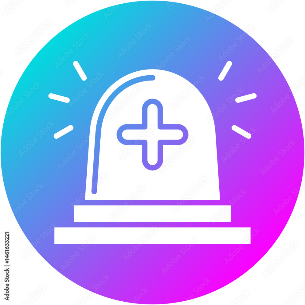 Obraz premium Emergency Siren Icon