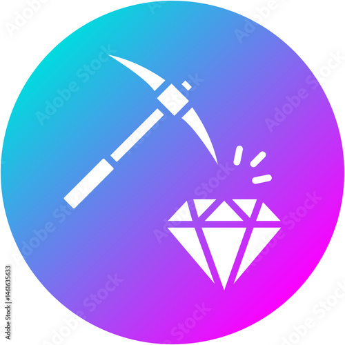 Diamond Pickaxe Icon