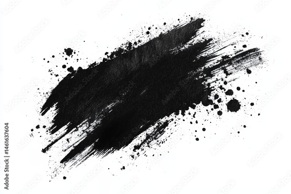 Grunge Texture on Isolated White Background
