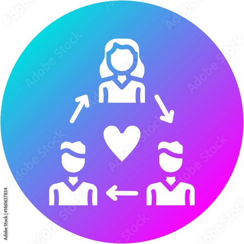 Love Triangle Icon