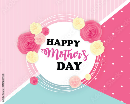 Happy Mother's Day Floral Greeting Card