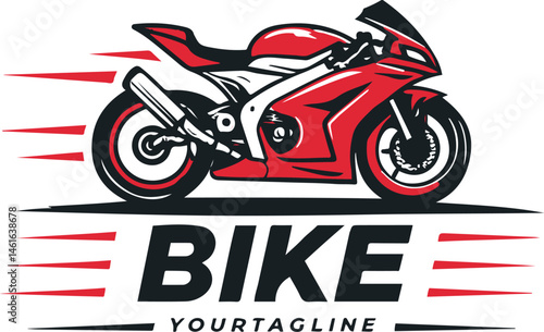 Motorcycle art vector design.