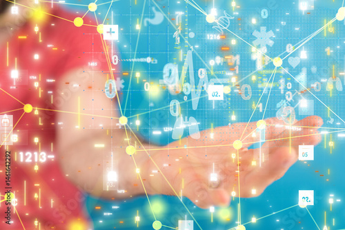 digital medical futuristic ...