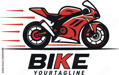 Motorcycle art vector design.