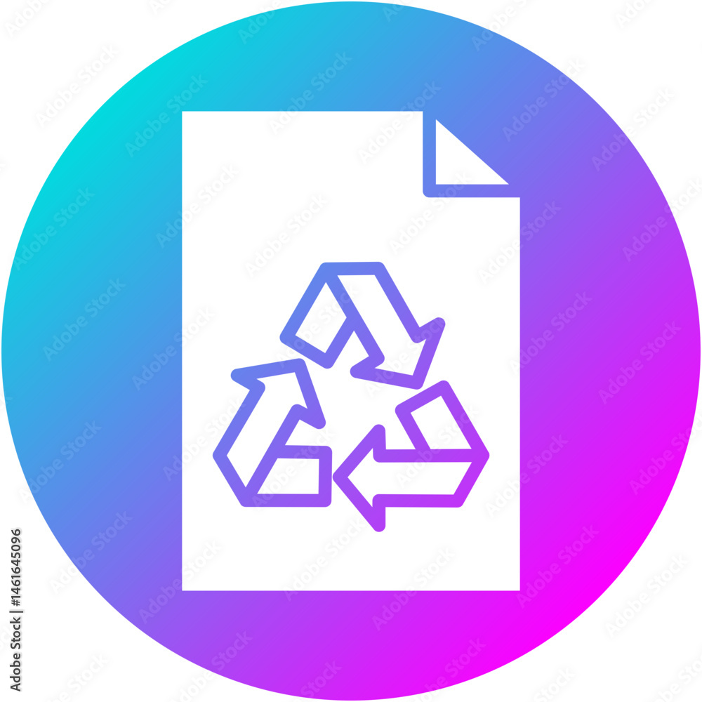 Upcycled Paper Icon Upcycled Paper Icon
