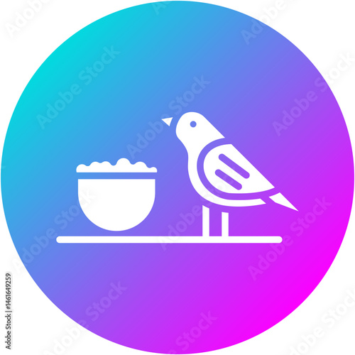 Bird Feeding Icon