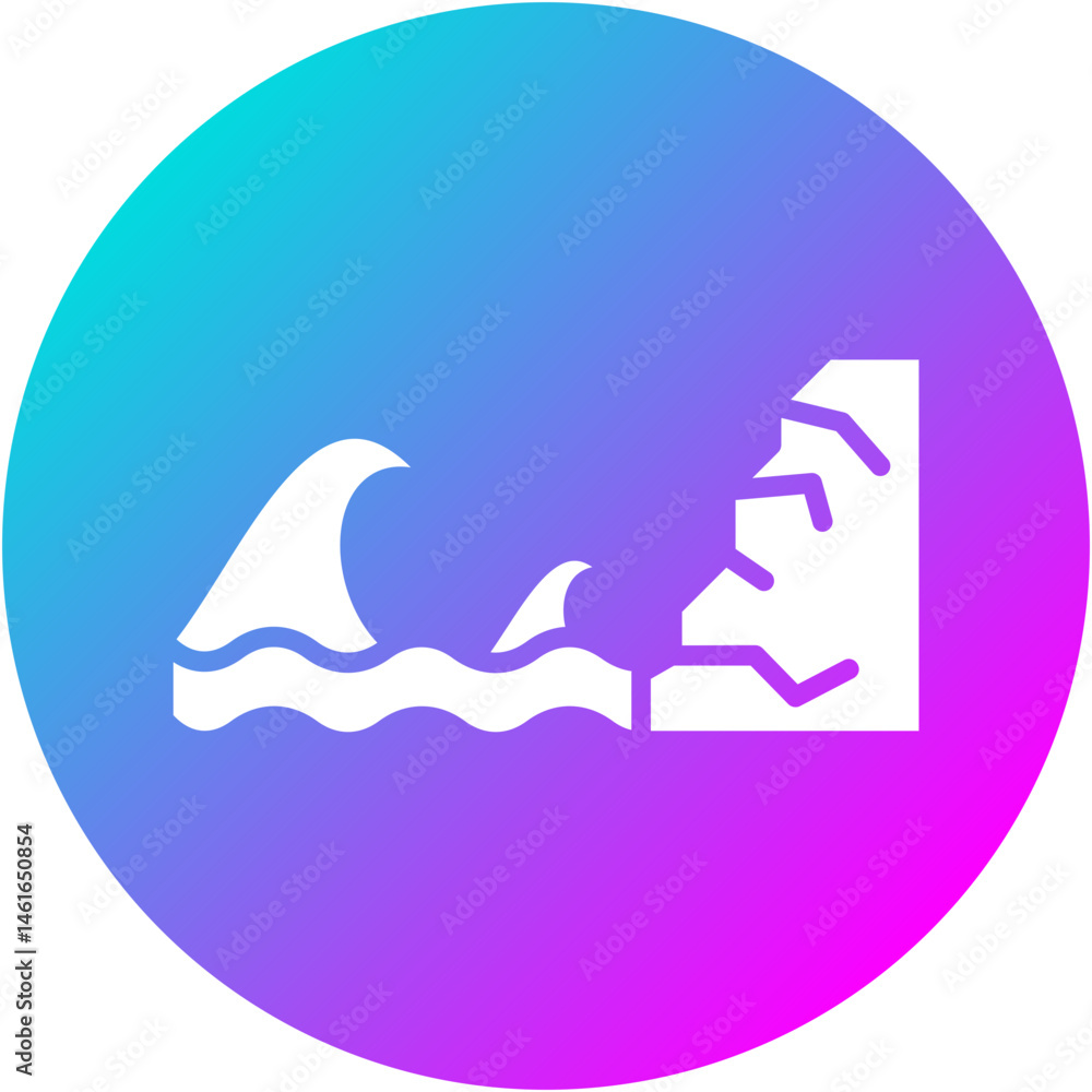 Obraz premium Breakwater Icon