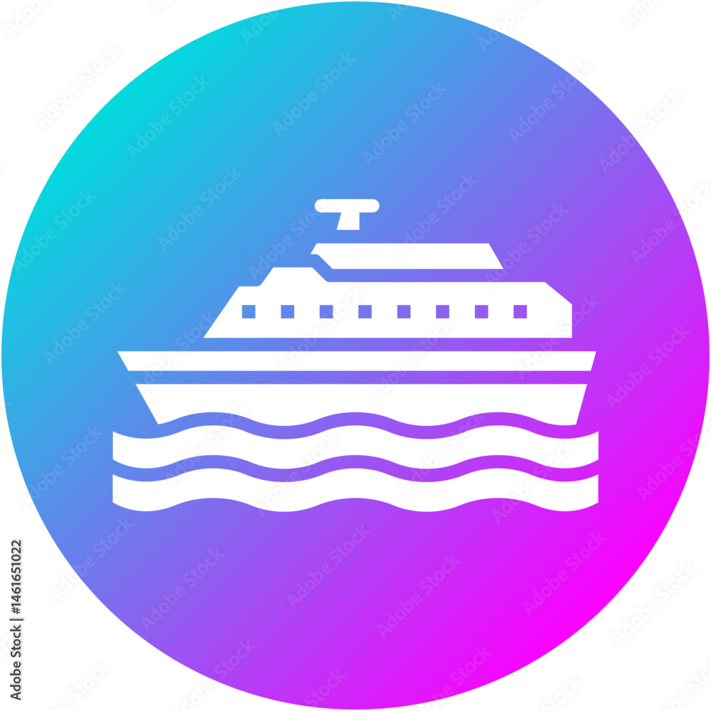 Obraz premium Ferry Icon