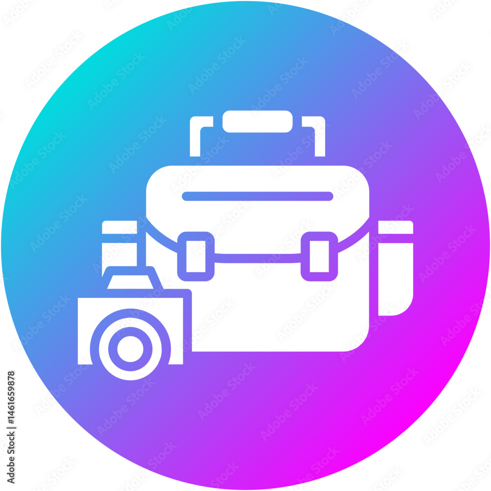 Camera Bag Icon Camera Bag Icon