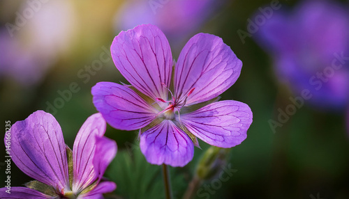 wild purple geranium