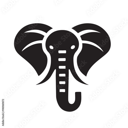 Elephant vector elephant illustration elephant clipart silhouttee cute elephant graphic