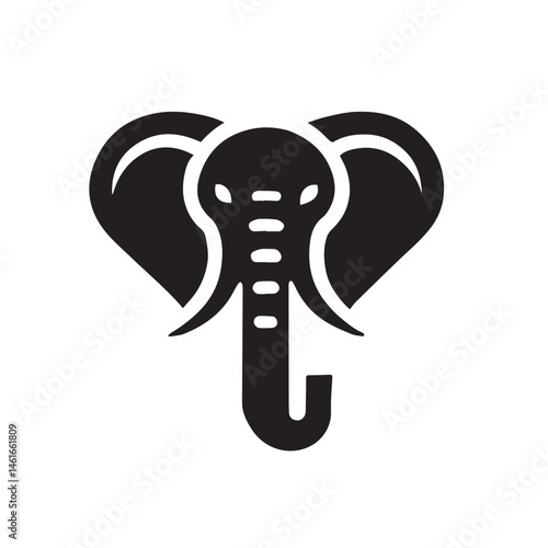 Elephant vector elephant illustration elephant clipart silhouttee cute elephant graphic