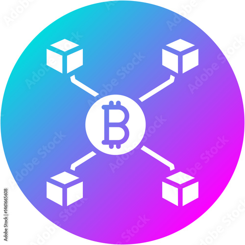 Blockchain Network Icon