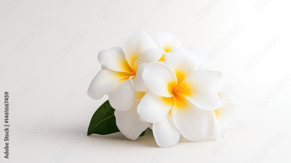 Fototapeta premium Fresh Plumeria Blossoms
