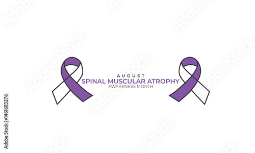 Spinal Muscular Atrophy Awareness Month. background, banner, card, poster, template. Vector illustration.