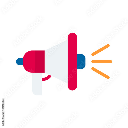 Announcement icon vector image. Suitable for mobile apps, web apps and print media.