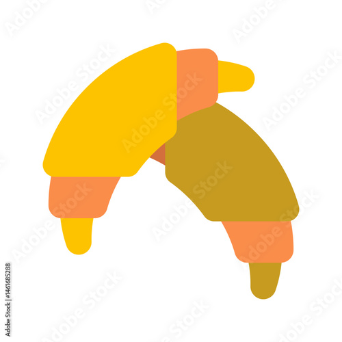 Crossiant I icon vector image. Suitable for mobile apps, web apps and print media.
