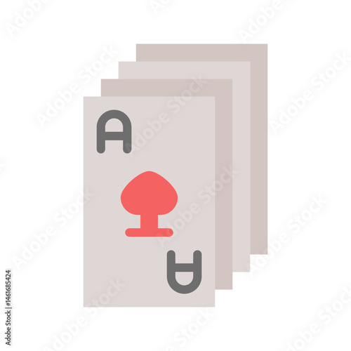 Deck of Cards icon vector image. Suitable for mobile apps, web apps and print media.