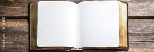 blank holy bible - open book ready for your own scripture 