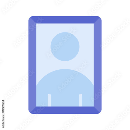 Portrait icon vector image. Suitable for mobile apps, web apps and print media.