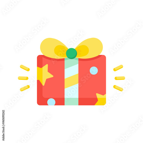 Present icon vector image. Suitable for mobile apps, web apps and print media.