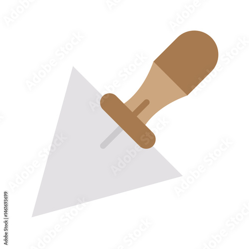 Trowel icon vector image. Suitable for mobile apps, web apps and print media.