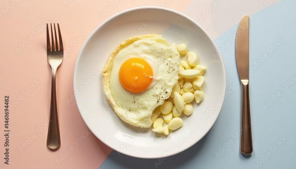 Empty plate, untouched food, minimalist fasting concept , detox, eat less Empty plate, untouched food, minimalist fasting concept , detox, eat less