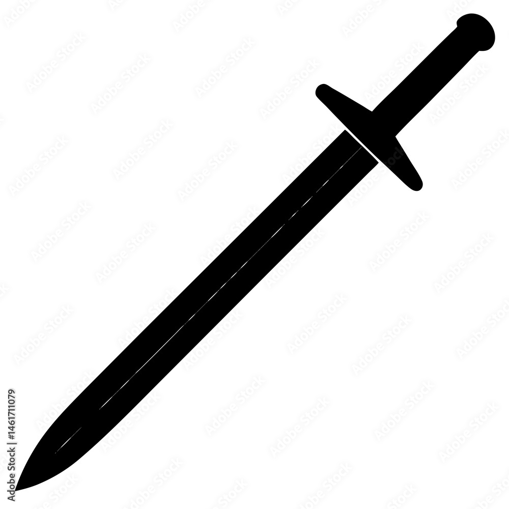 vector illustration of a sword vector illustration of a sword